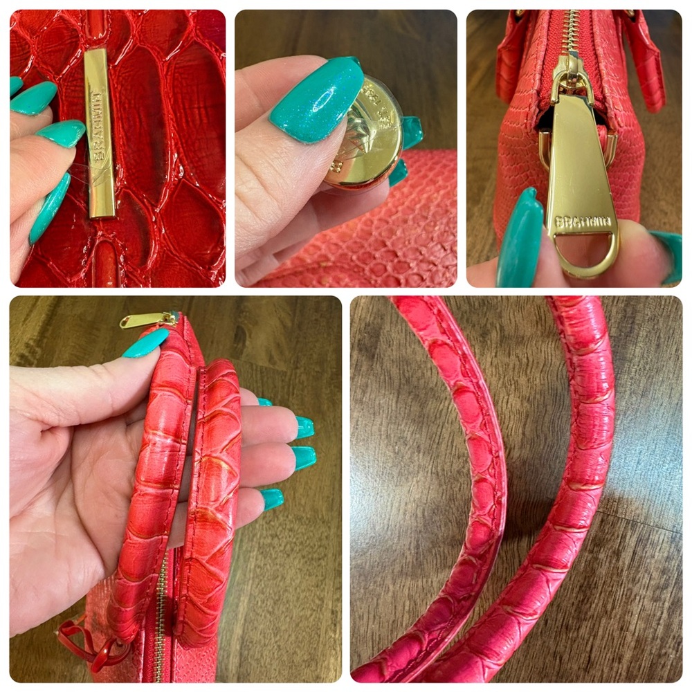 **SOLD**Brahmin NWOT Duxbury - Flame Calimero - Feminine, Sultry, Date Night - Picture 7 of 16